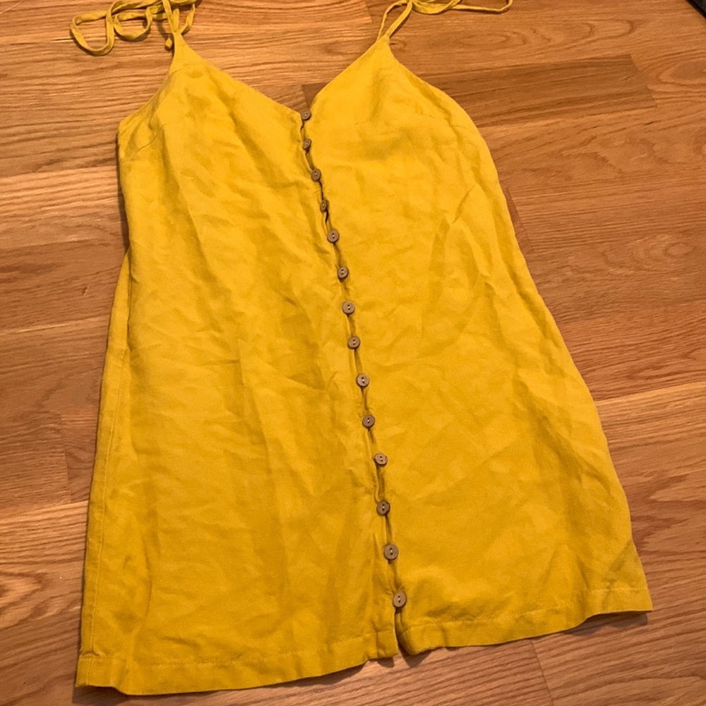 Yellow Foever 21 dress